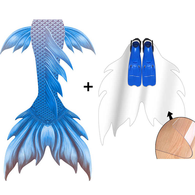 Flippers Swimming - Nowy projekt w kolorze niebieskim SKins