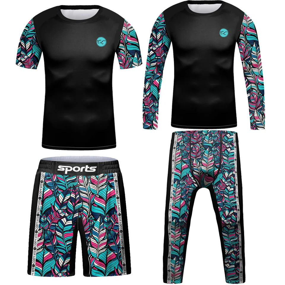 Rash Guard - Dziecięcy strój treningowy MMA, zestaw dla