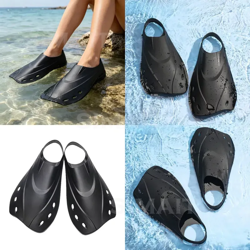 Flippers Swimming - Profesjonalne, krótkie płetwy do nurkowania z
