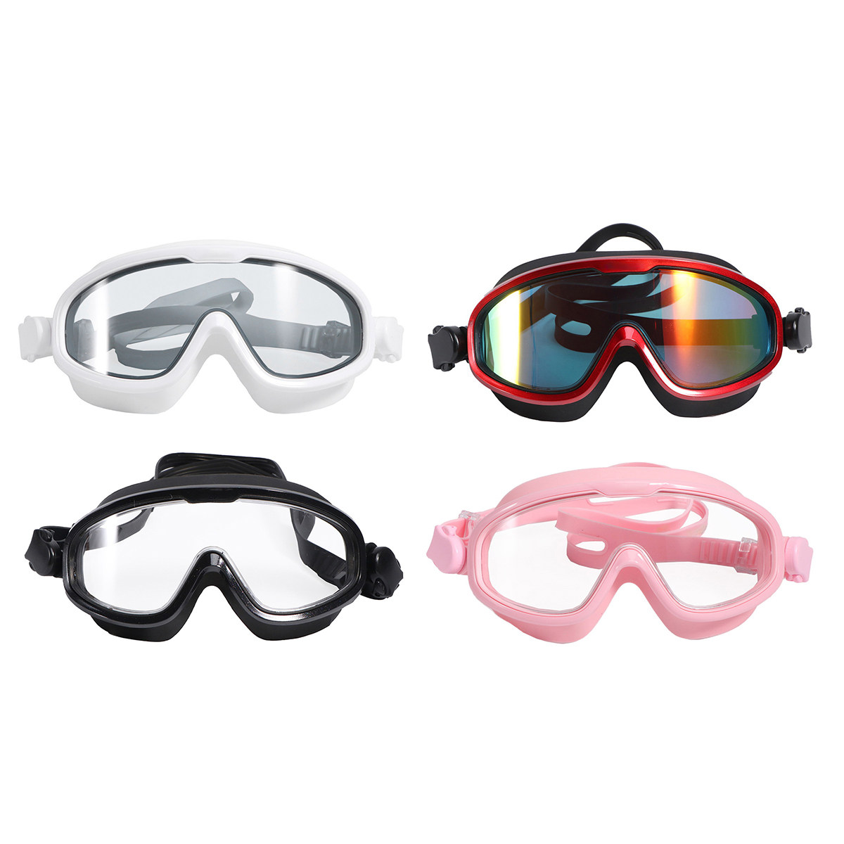 Białe, wodoodporne okulary do  – Goggles Swim recenzja i cena