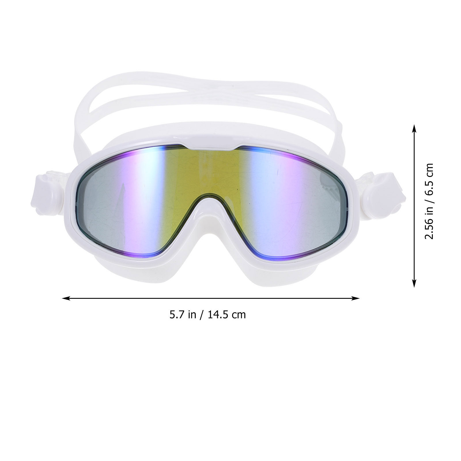 Białe, wodoodporne okulary do  – Goggles Swim recenzja i cena