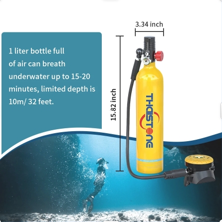 THAISTONE – butla z tlenem do  – Diving Mask recenzja i cena