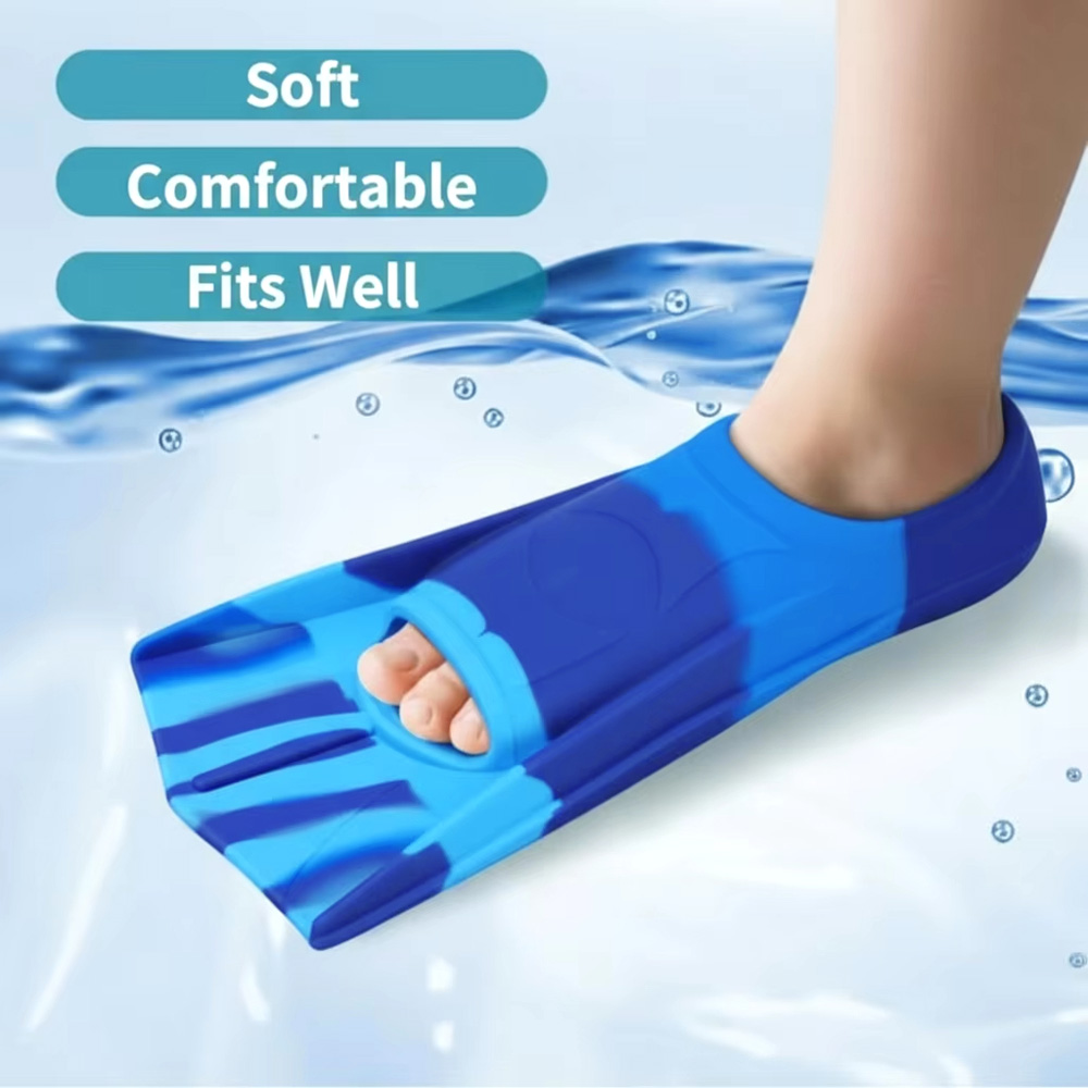 Silikonowe płetwy pływackie, k – Flippers Swimming recenzja i cena